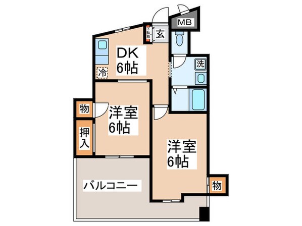 クボタマンションの物件間取画像